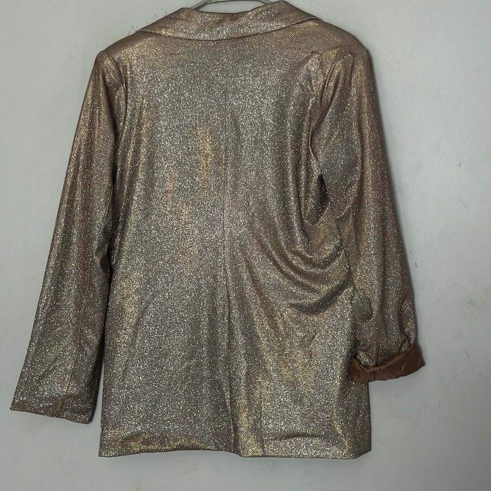 Wild Fable Oversized Glitter Blazer Small - Picture 4 of 6